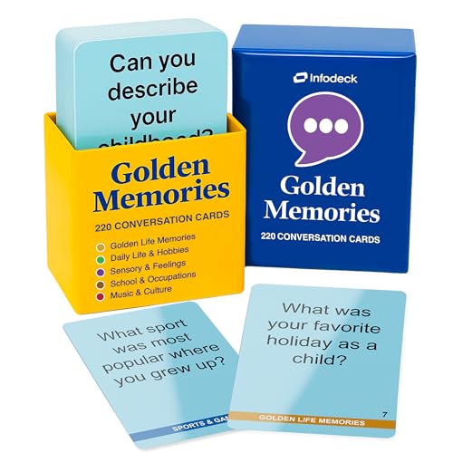 Golden Memories – 220 Conversation Cards for Seniors with Dementia