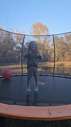 Jumpzylla 14FT Trampoline with Enclosure & Double Color Pad Cover