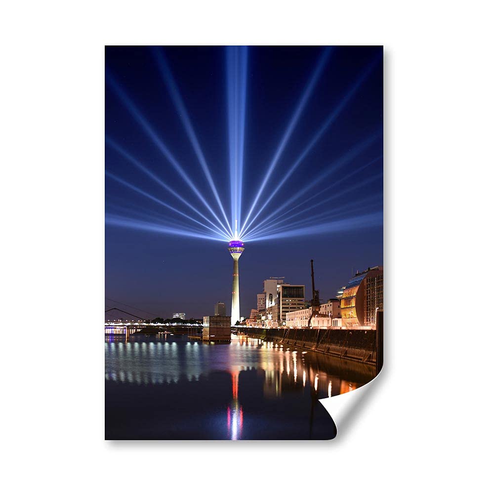 DV DESIGN 1 x A5 Art Print Photograph - Rhine Harbour Germany Travel Art Paper Picture Graphic Photo #2153