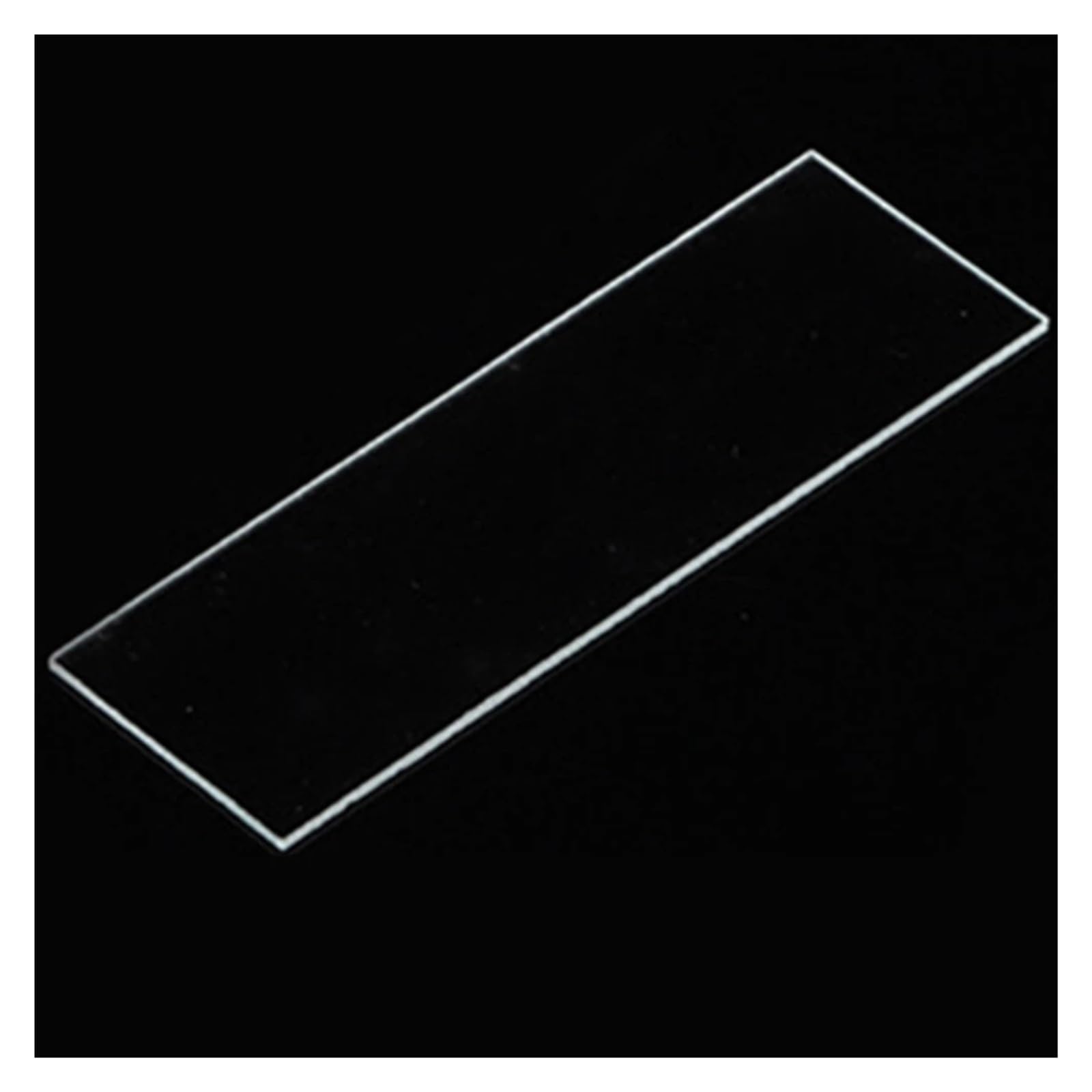 VO-50 Stück Mikroskop-Objektträger, leere Biologie-Glasobjektträger for grundlegende biologische Wissenschaften, 25,4 x 76,2 mm