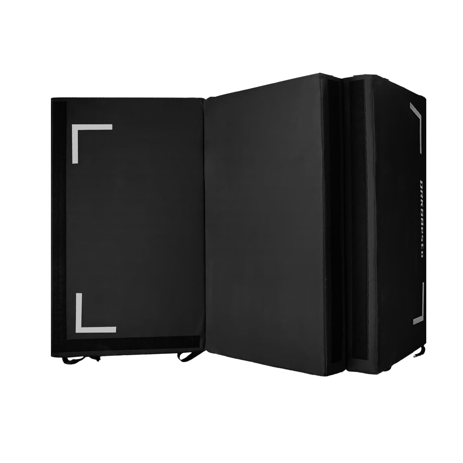 DRKSBESTO Tri-Fold Rock Climbing Crash Pad w/Adjustable Backpack Straps – Supplemental Bouldering Crash Pad – Durable Climbing Crash Pad, Lightweight & Portable – Folded Size 39