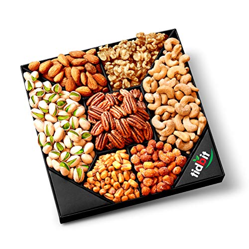 Tidbit Gourmet Nut Platter (7 Mix Tray) - Gift Baskets For Adults & Kids thumb #1