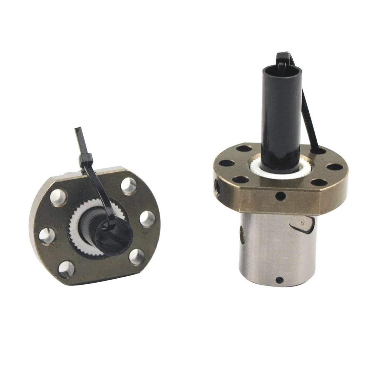 SFU1610-2 nakrętka kulowa z gwintem prawym, średnica 16 mm, nachylenie 10 mm, SFU1610 nakrętka kulowa z kołnierzem do mechaniki precyzyjnej podróży etapowych