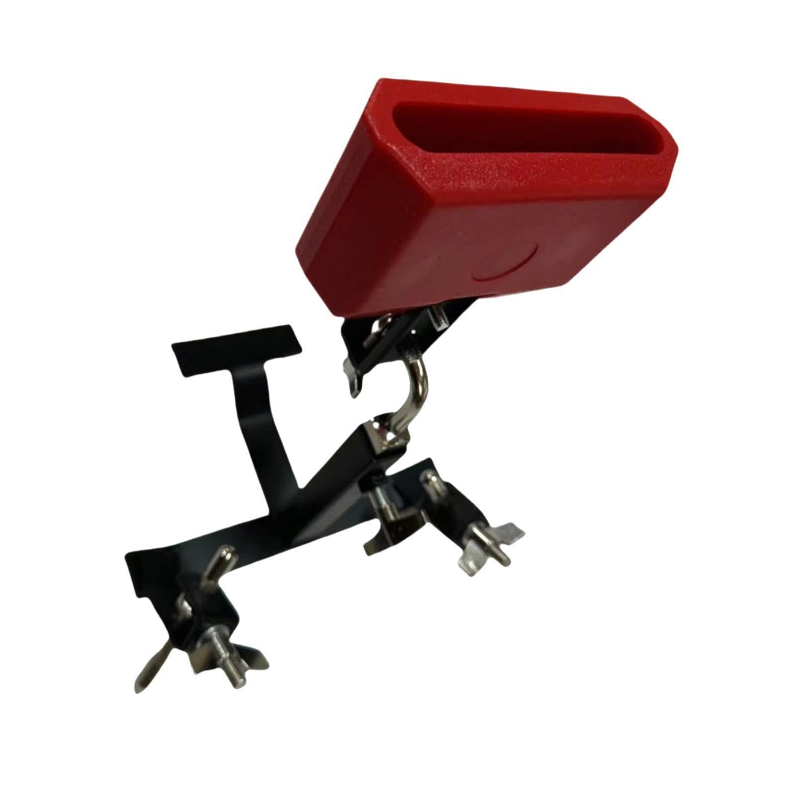 El soporte de abrazadera para cencerro para montaje en pedal de percusión mejora el rendimiento del baterista con fácil acceso al martillo de