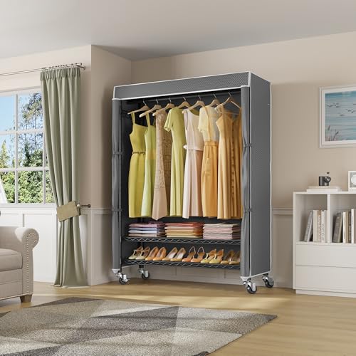 Image of VIPEK R3C Plus Portable Closet for Hanging Clothes Rolling Rack with Cover