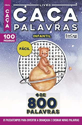 Livro Caça-Palavras Infantil 41: Nível Fácil - 81 passatempos para divertir a criançada e ensinar novas palavras