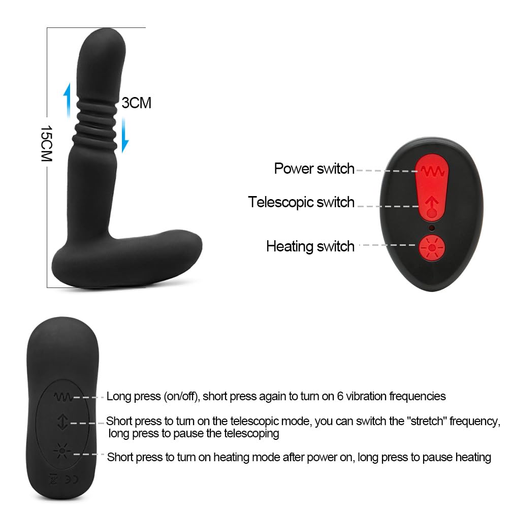 Stimulateur prostatique Māsséur de Prộstàté Plùg ànàle Vîbrant Homme Imperméable Måsséur Rechargeable Prostata puissant stimulateur étanche dispositif à distance silencieux-MY7