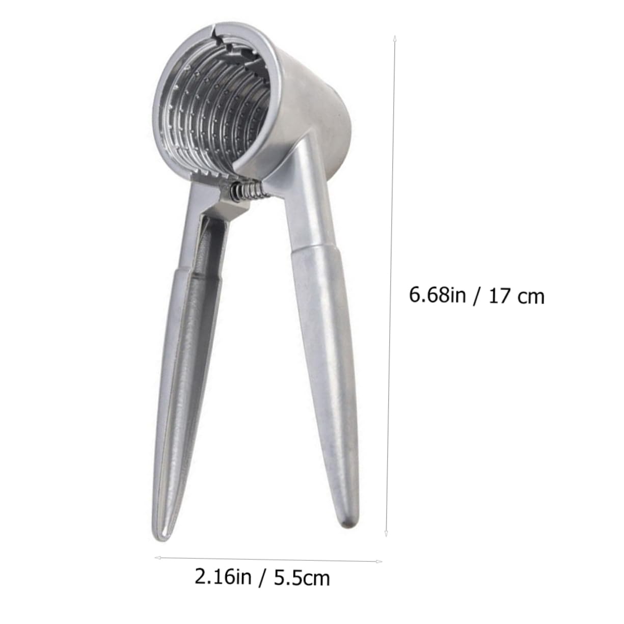 FUNOMOCYA 1Pc Aluminum Walnut Nutcracker with Ergonomic Handle Opener for Nuts for Home Kitchen Use for Walnuts Hazelnuts Almonds and Pecans