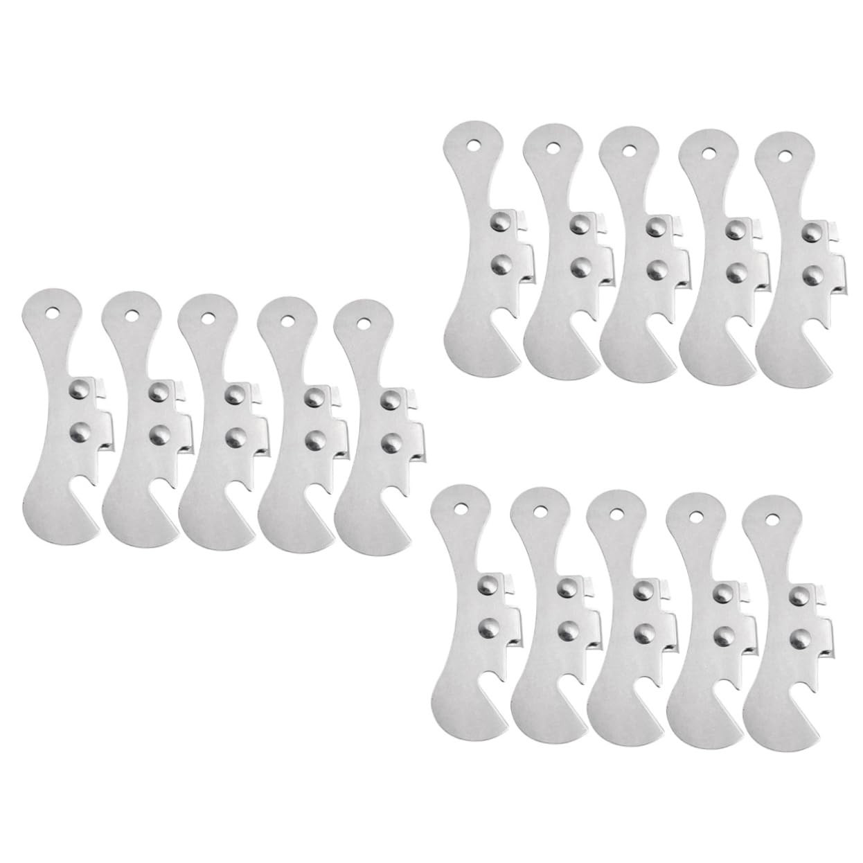 Cabilock 3 Set Apriscatole Manuale Professionale Inossidabile Con Antiscivolo Per Lattine E Bottiglie Gadget Ristoranti E 5 Pezzi * 3