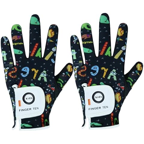 FINGER TEN Kids Golf Gloves 2 Pack Cover