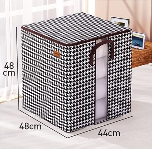 Bolsas almacenaje ropa mantas de gran capacidad 100L con ventana 3