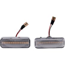 2PCS Led Dynamic Side Marker Turn Signal Light Front Fender Sequential Blinker For Opel Omega B Stufenheck Caravan 1994-2003 Transparent