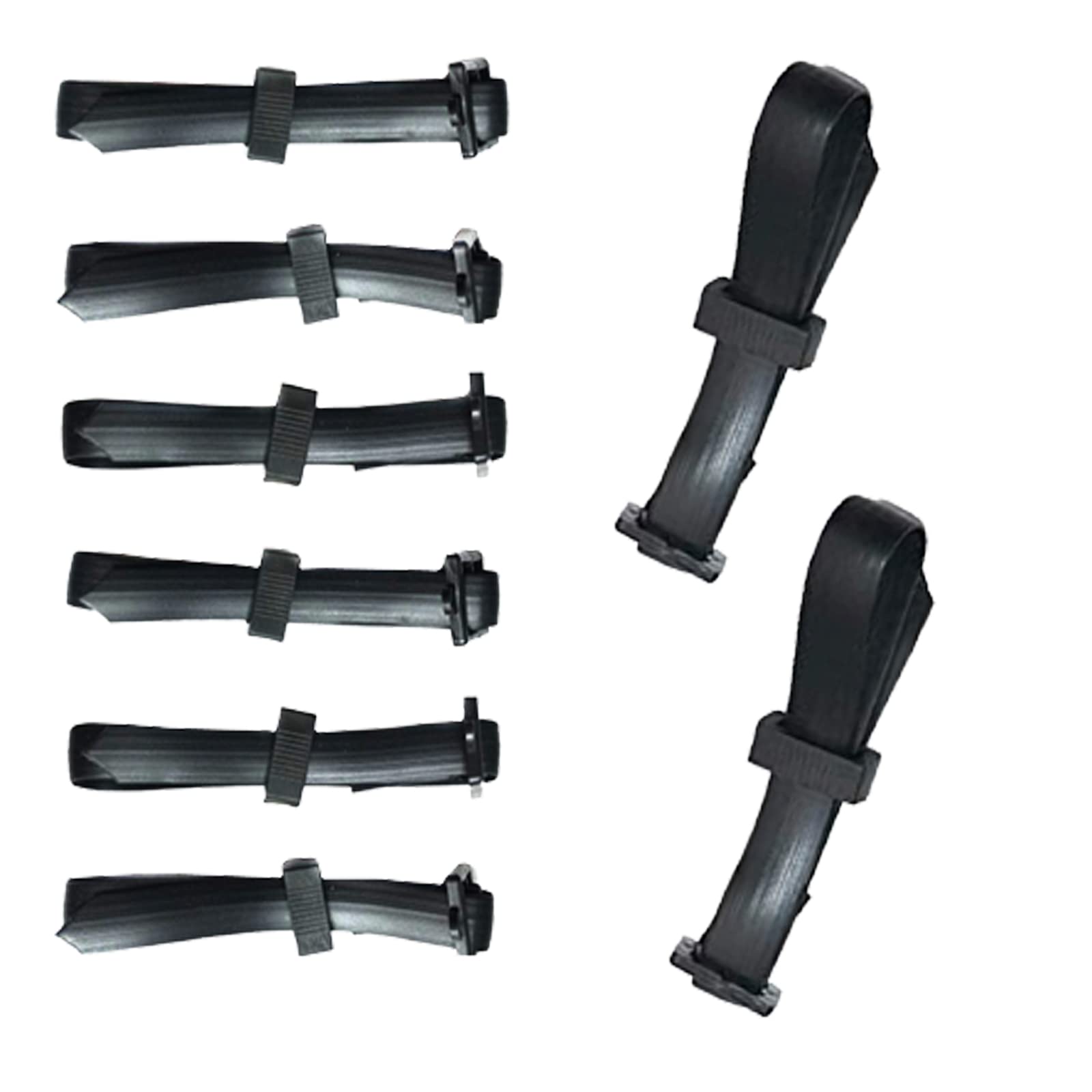 KELITAO8 Pcs Tree Ties Strap Heavy Duty Adjustable Tree Trap 30x1.3cm Shrub Support Tie with Buckle Lock for Garden Craft