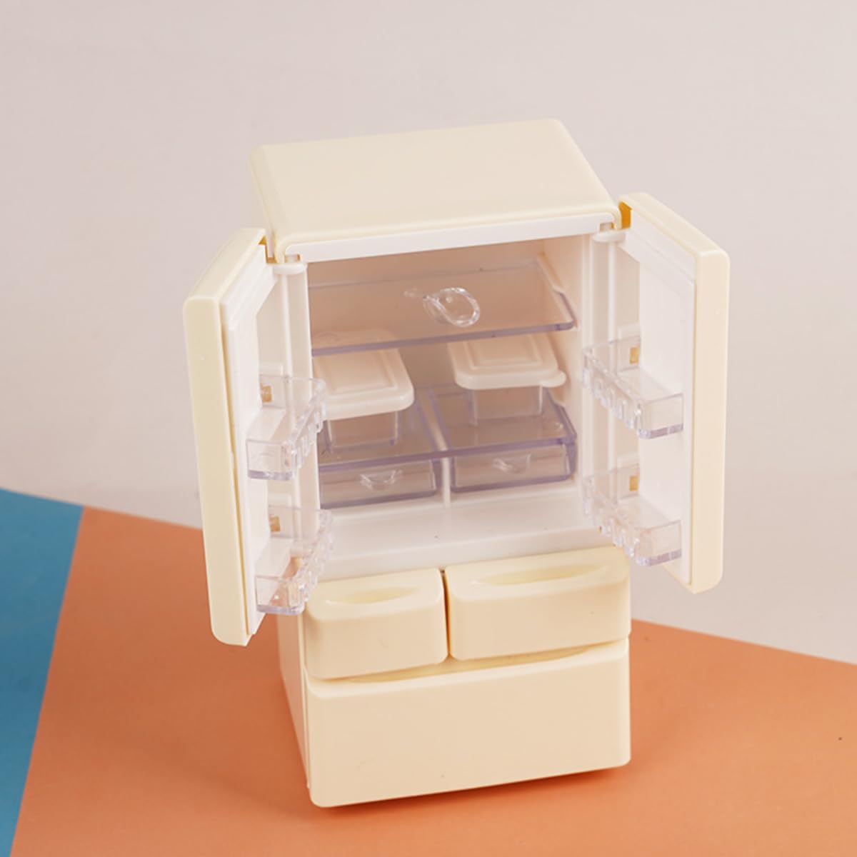 KARLOR Mini Fridge With drawers compartments Storage Box