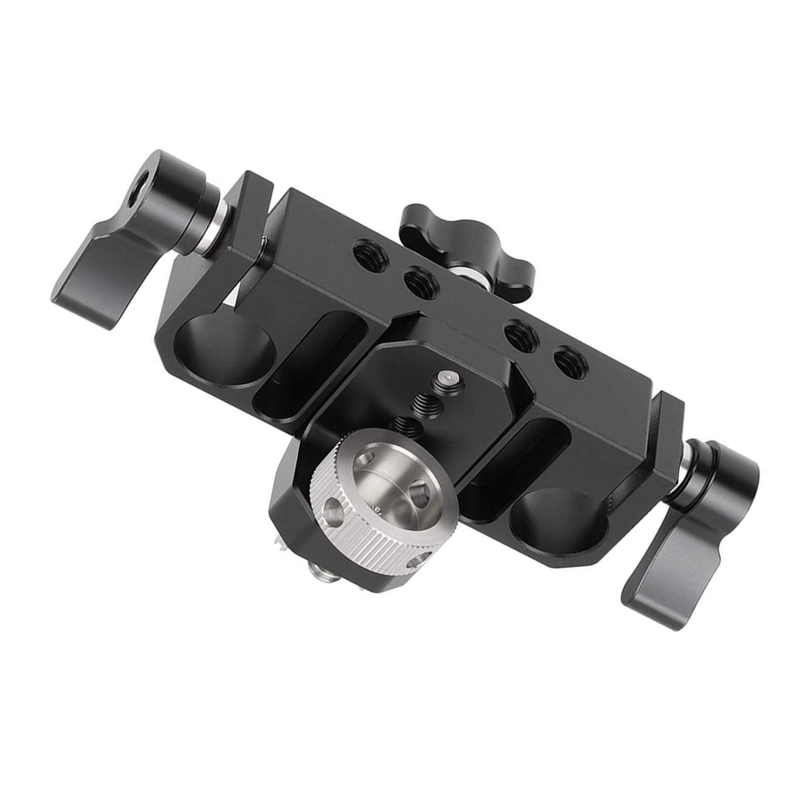 Easy Installation LWS Double 15mm Rod Clamp Aluminum Height Adjustable Mount Bracket for Camera Monitor Bracket