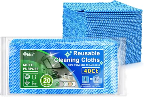 AIDEA Multi-Purpose Reusable Cleaning Wipes (40 Ct)