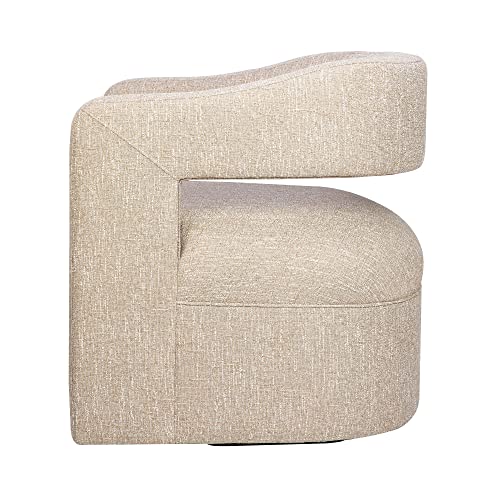 Sillón moderno con diseño curvo Natural miniatura 6