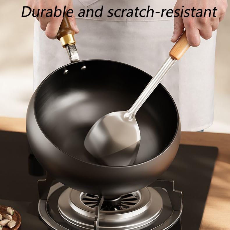Sartén Wok de Hierro Carbono 10.2 pulgadas Sin Tapa miniatura 6