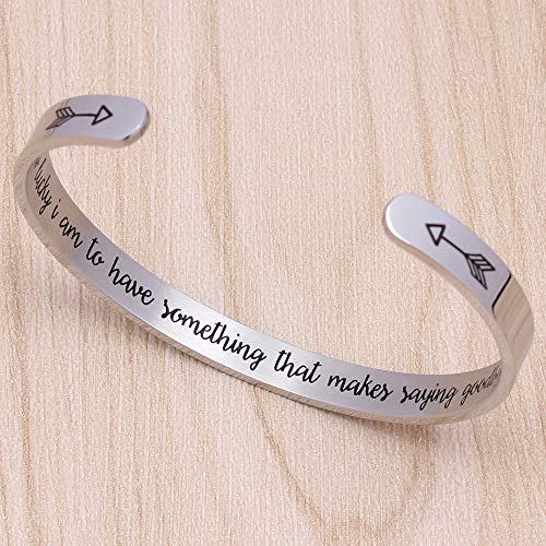 Btysun Bracelets for Women Mothers Day Bracelet Gifts from Daughter Inspirational Gifts for Women Graduation Gifts for Her Motivational Birthday Cuff Bangle Friendship Personalized Mantra Jewelry…