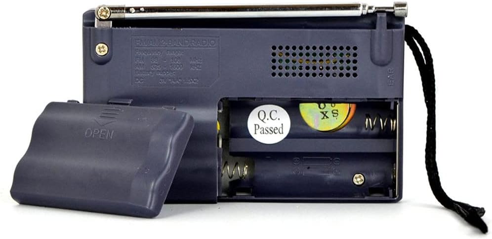 Portable Mini Radio Band Music Player Speaker Telescopic Antenna Outdoor Stereo