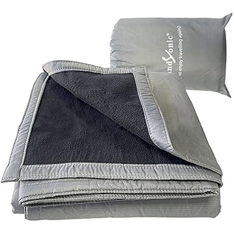 HANDSONIC Waterproof Blanket for Outdoor (Gray) Cover