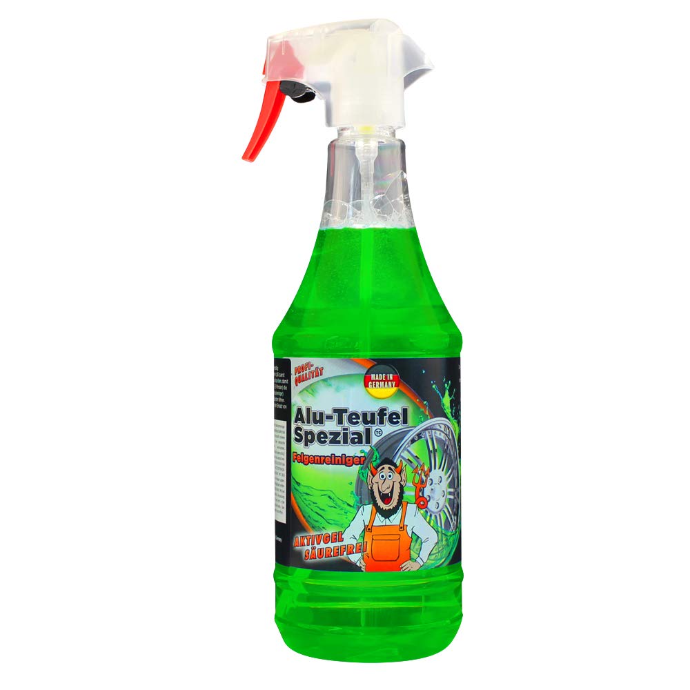 TUGA Alu-Teufel Spezial Felgenreiniger Aktivgel säurefrei GRÜN 1x 1L + 1x 5L