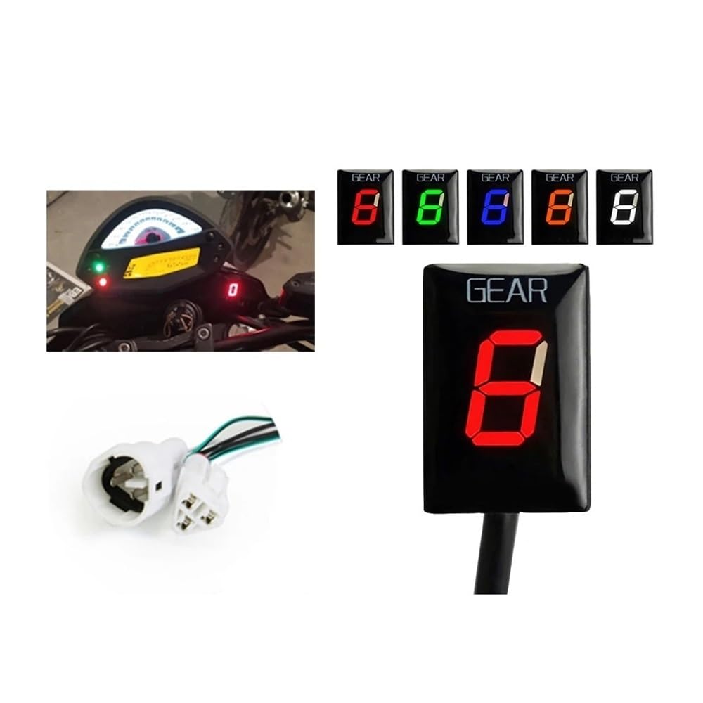 Indicatore Di Marcia LED Per Kawasaki VN900 2011-2015 - Display Marce 1-6 Con Indicatore Folle - Foto 10