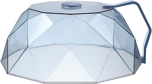 Miniatura 1 de Alipis Cubierta para platos de microondas con diseño geométrico de 11.22 x 10.23 x 4.56 pulgadas, tapa de calefacción para alimentos y microondas,