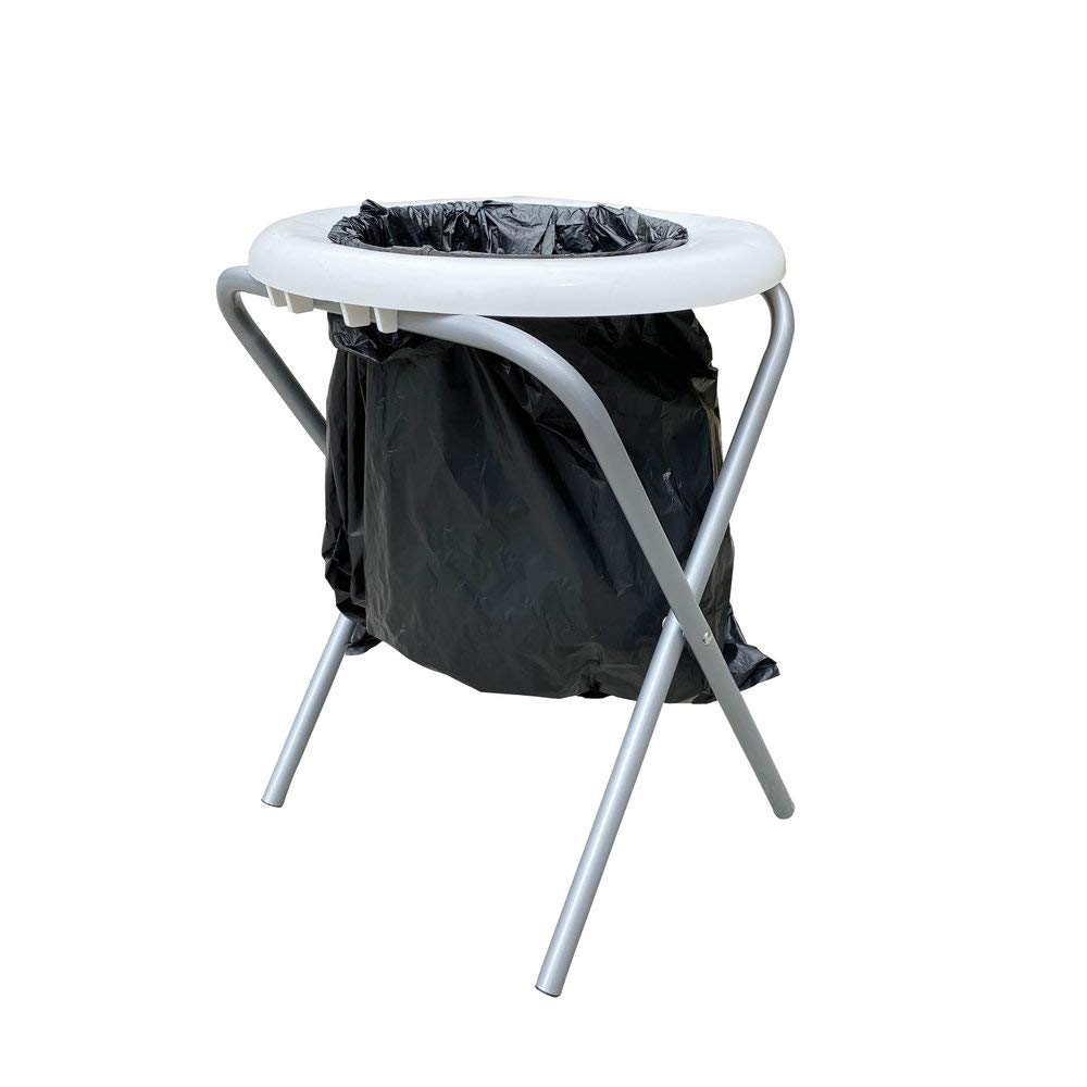 AITONOBLE Camping Toilet Portable Toilet for Camping Folding Toilet for Camping and Hiking Outdoor Camping Commode