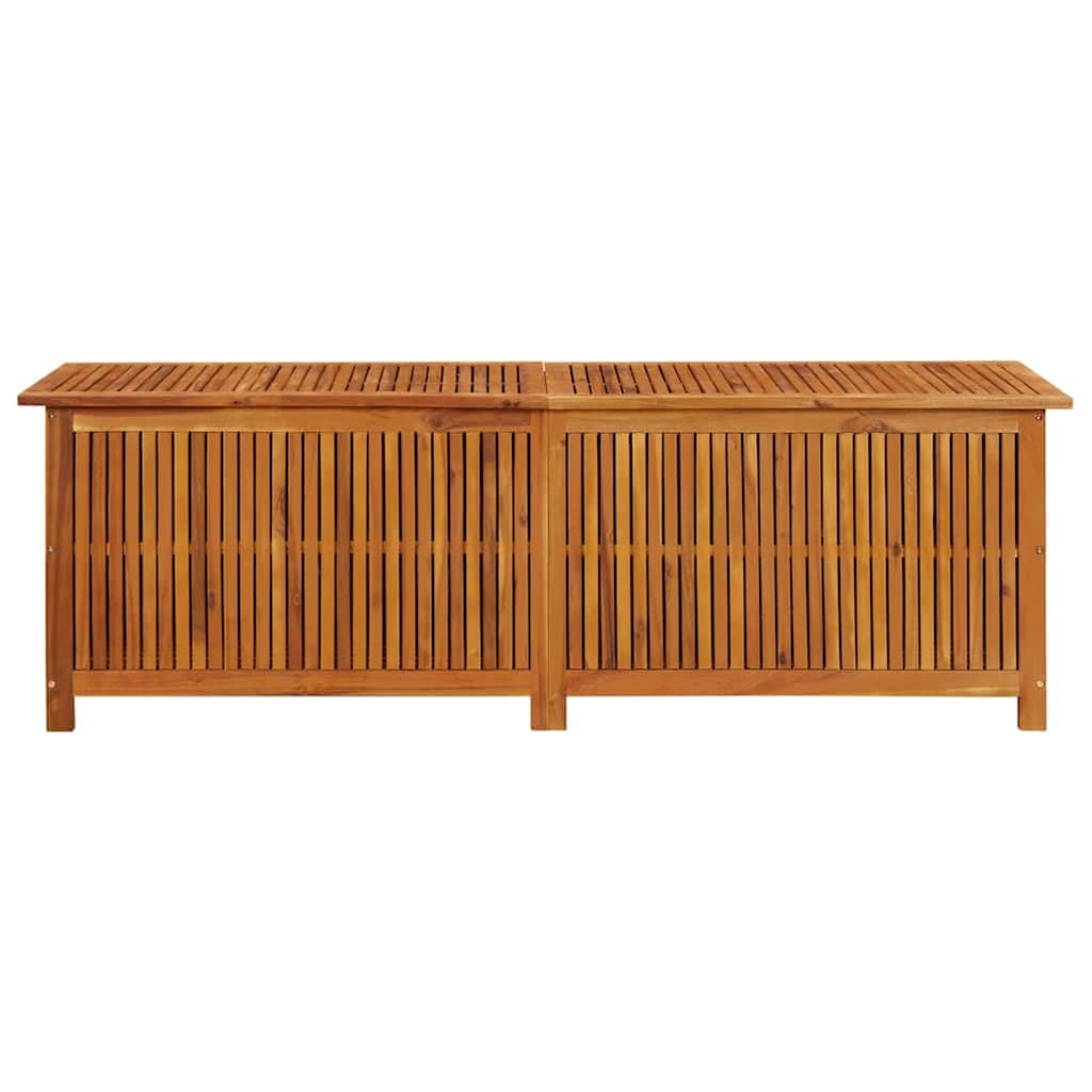 Hothingwell - Caja de almacenaje para jardín, 175 x 50 x 58 cm, madera de
