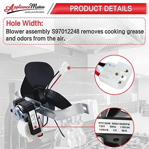 97012248 Range Hood Fan Motor Replacement For Broan
