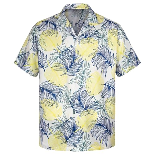 Chemise homme manches longues blanche en coton mélangé pour l'été