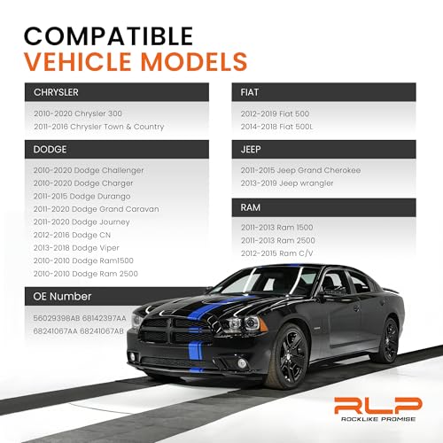 Set of 4 TPMS Tire Pressure Monitoring System Sensor 433MHz Compatible with Jeep Wrangler JK Dodge Ram Charger Replacement for 56029398AB 68142397AA 68241067AA 68241067AB - Image 5
