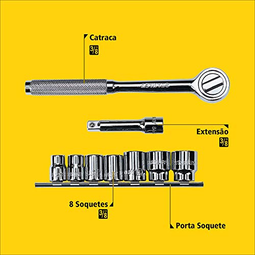 Herramientas Automotrices, Tools juego dados stanley Marca STANLEY (3)