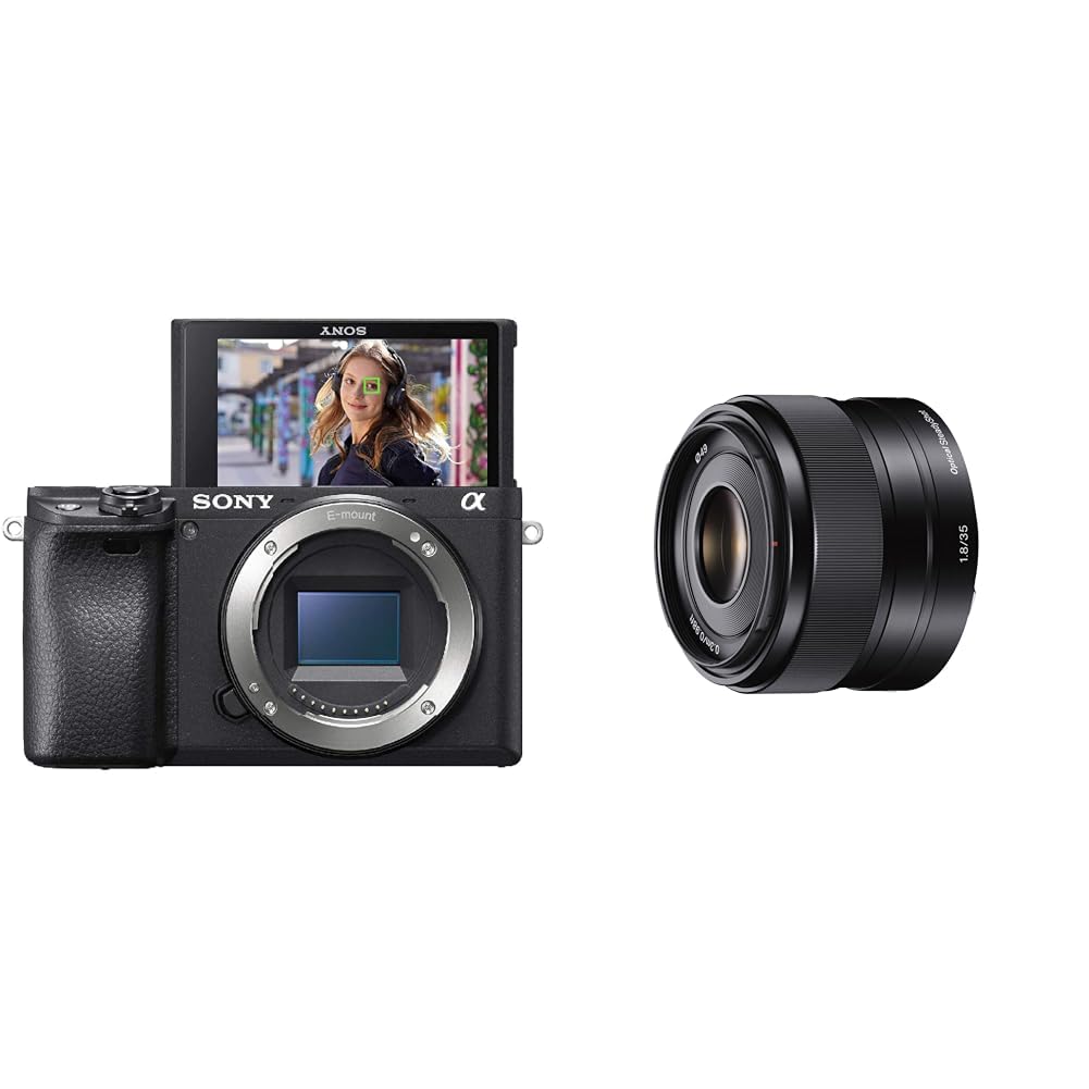 Sony α6400 E-mount compact mirrorless camera body and Camera with