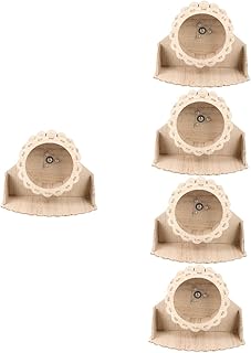 Didiseaon 5 Conjuntos De Roda De Corrida De Hamster Ratos Roda De Exercício Rodas De Exercício De Animais Pequenos Roda De Hamster Ratos Roda De Exercício Rodas De Corrida De Animais