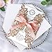 ponatia 25PCS 5.12 x 7.1 '' Rose Gold Glitter Laser Cut Wedding Invitations Cards with Envelopes for 5x7 Invitation Cards Wedding Baby Bridal Shower Engagement Sweet 16 Birthday Invite