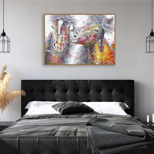 Toile de cheval MOBYAT décoration chambre à coucher chic - 3