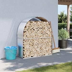 Generisch Generic Kaminholzregal Metall 120x45x140 cm