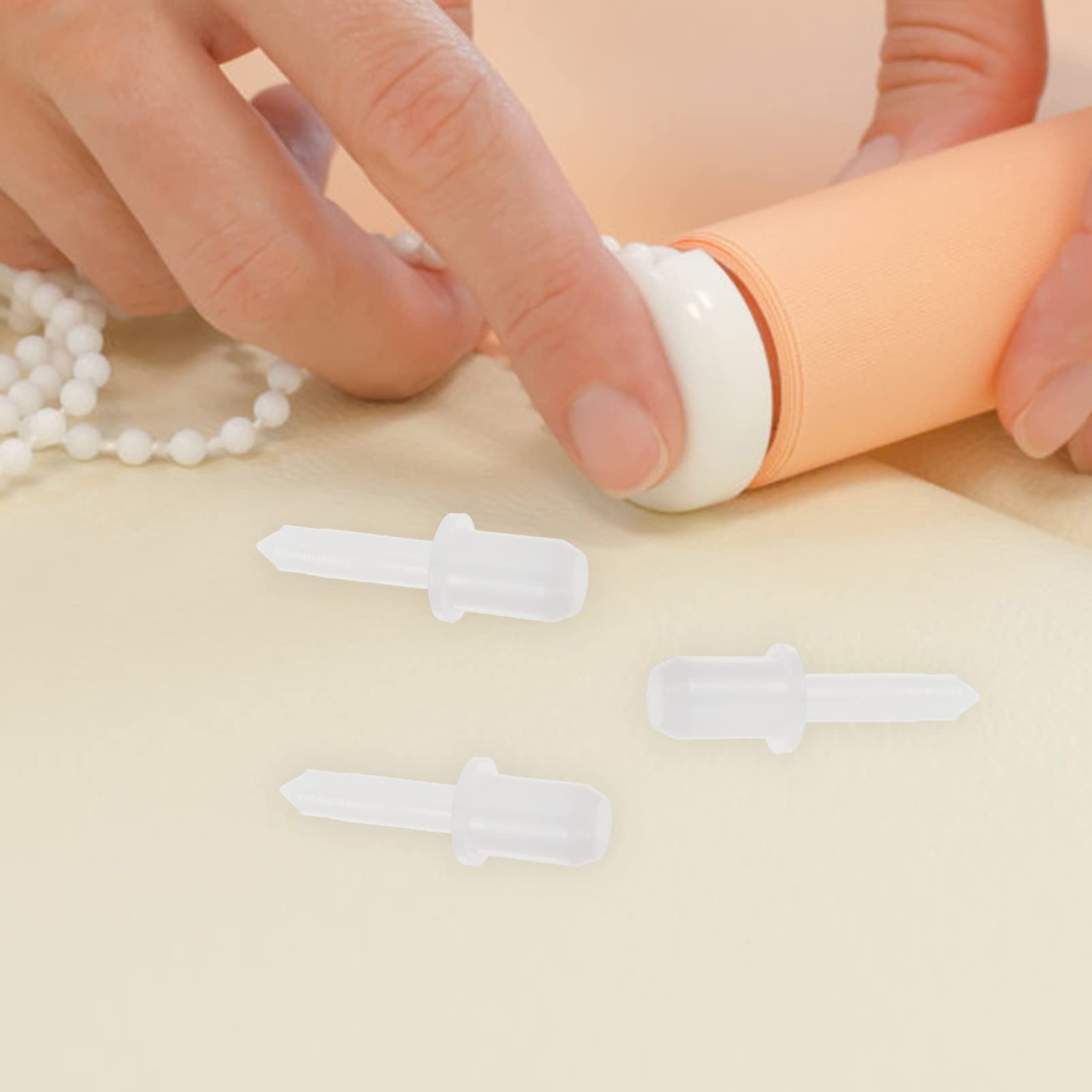 Sewroro Window Screen Repair Kit 60pcs Shutter Repair Spring Loaded Repair Shutter Replacement Repair Plantation Shutter Blind Repair Bolt for Windows Magnetic Door Lock