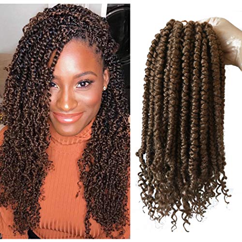 12inch Spring Twist Crochet hair curly end 12roots/pack havana mambo senegalese twist crochet braids Synthetic Hair Extensions #27