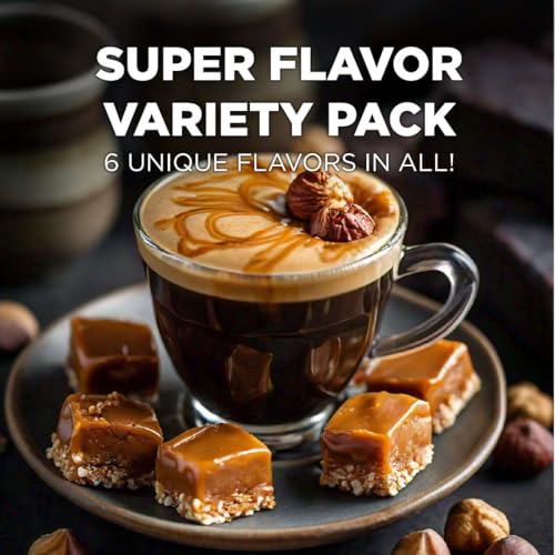 Image of Maud's Flavored Coffee Pods Variety Pack, 24ct, 6 Assorted Flavors | Medium Roast Flavored Coffee in Single Serve Pods - 100% Arabica Coffee, Compatible with Keurig Coffee Makers