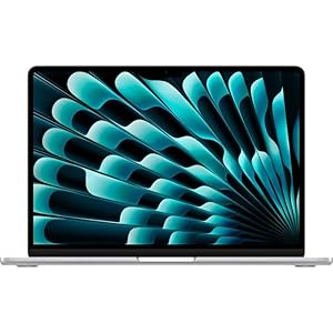 Apple MacBook Air (13", Apple M4 Chip mit 10‑Core CPU und 8‑Core GPU, 16GB Gemeinsamer Arbeitsspeicher, 256 GB), QWERTY Tastatur - Silber