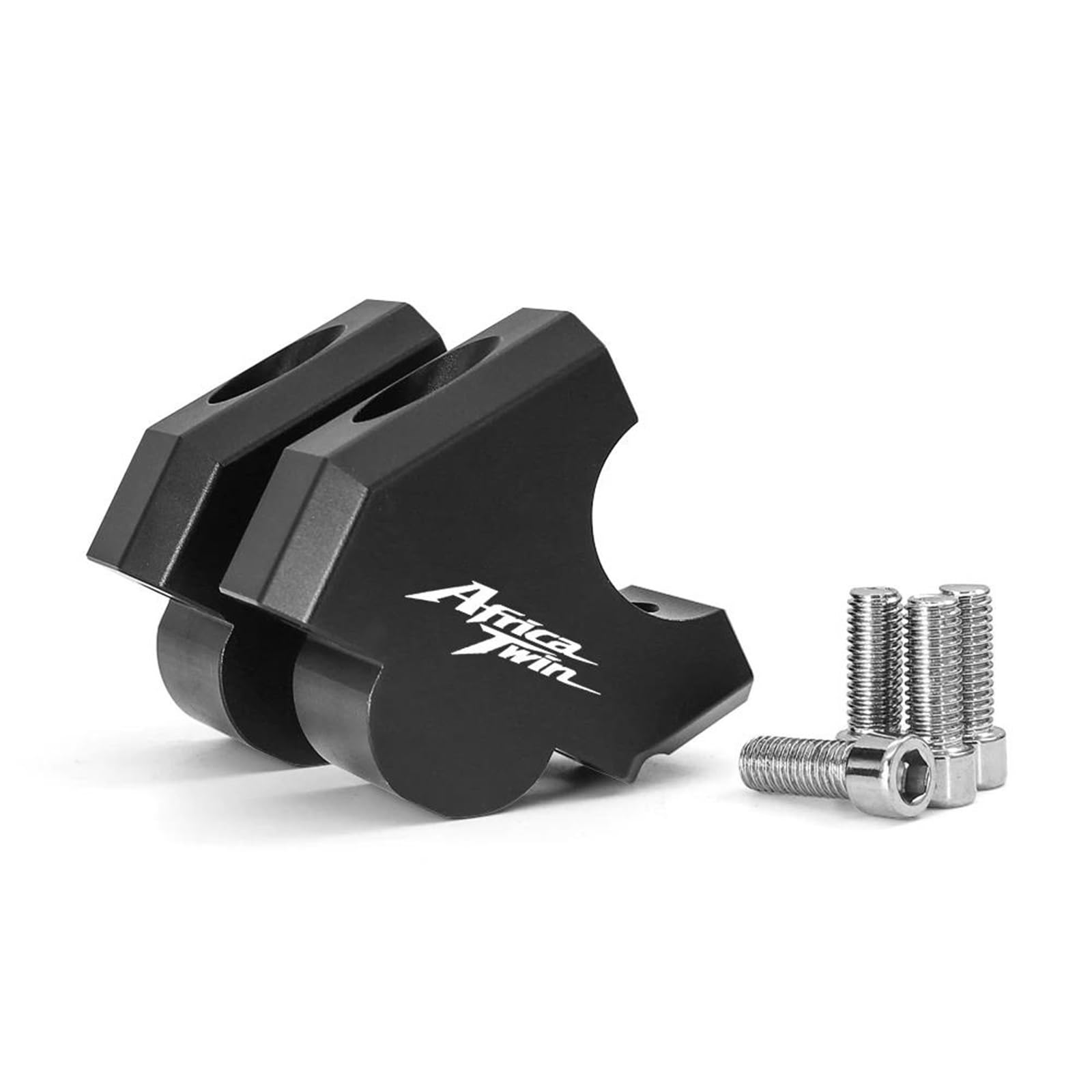 Morsetto Riser Riser Manubrio Moto per H&Onda CRF1100L Africa Twin 1100 Africa Twin 1100 Adventure Sports 2020-2025 Staffa di Sollevamento Kit Compensa Dell'altezza(Nero 1)