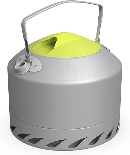 Hervidor portátil - Cafetera para caravana - Olla de agua para acampar - Hervidor de té a prueba de óxido - Hervidor de agua pequeño para exteriores