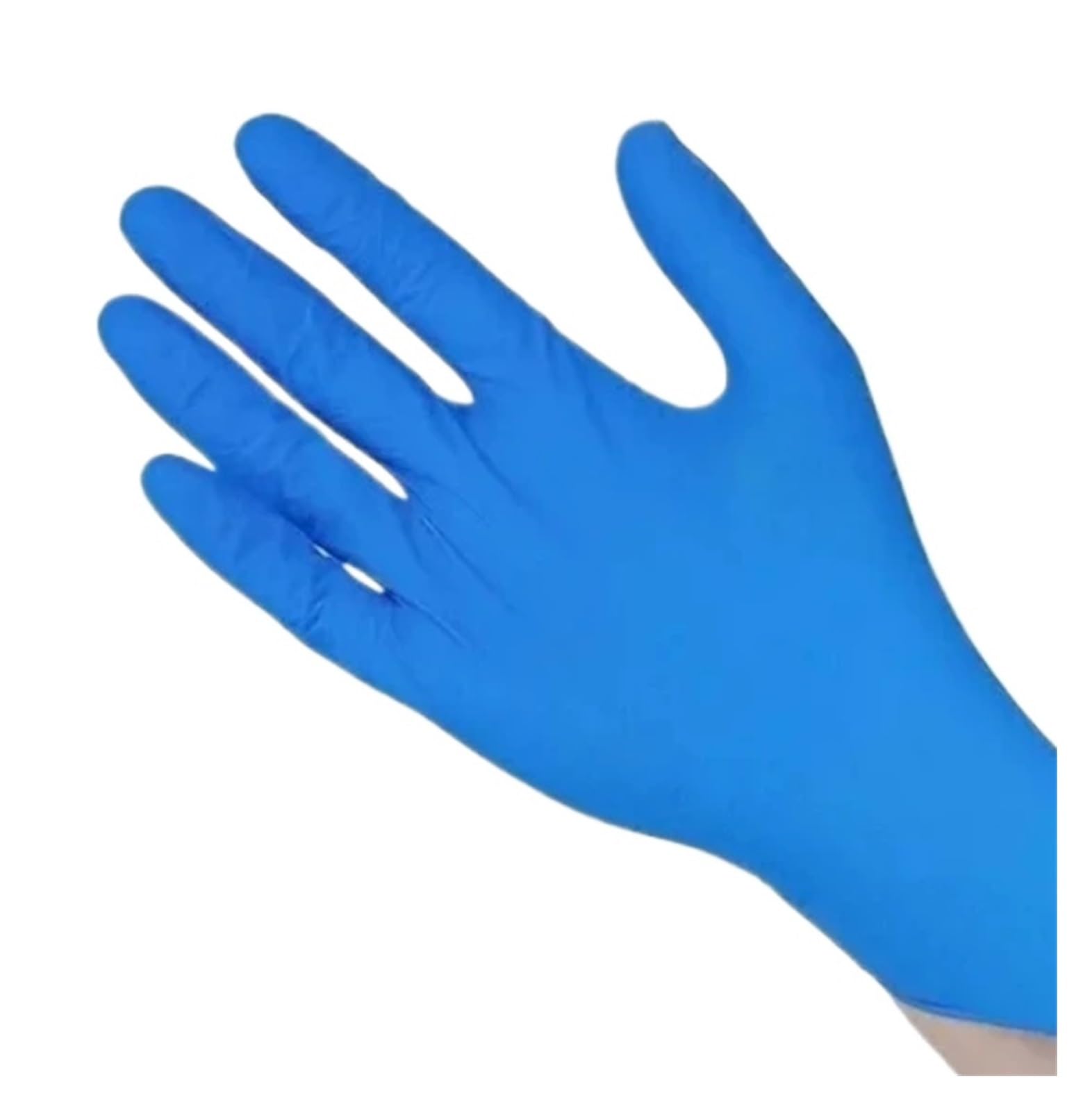 Niebieskie Jednorazowe Rękawiczki Nitrylowe 20/100 Count, Bez Proszku I Lateksu, Ochronne, Niesterylne, Gotowanie, Czyszczenie, Bezpieczeństwo Samochodowe(Blue 100PCS,Size S)