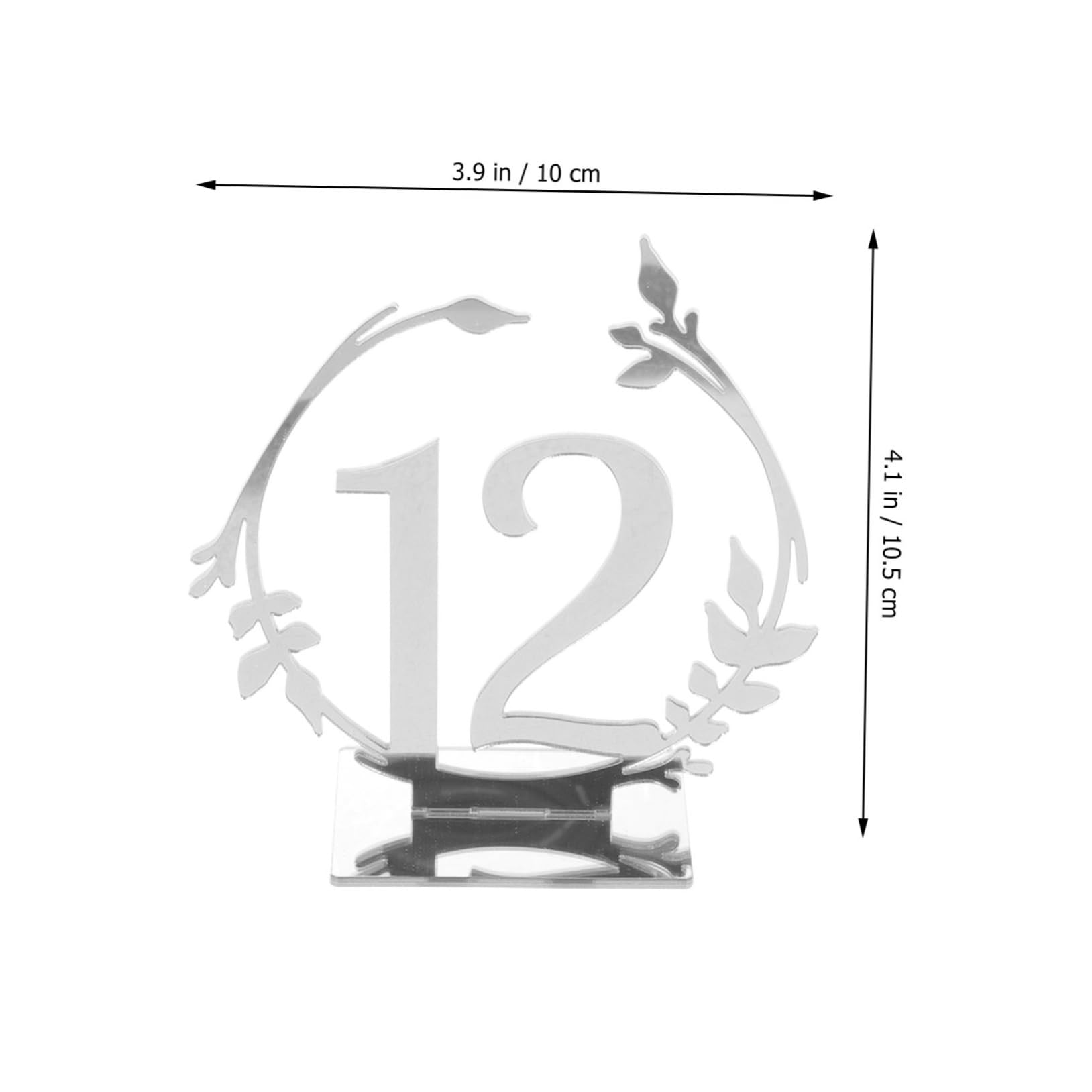 Cabilock Tarjetas De Mesa Acrílicas 20 Números Diseño Clásico Para Bodas y Eventos