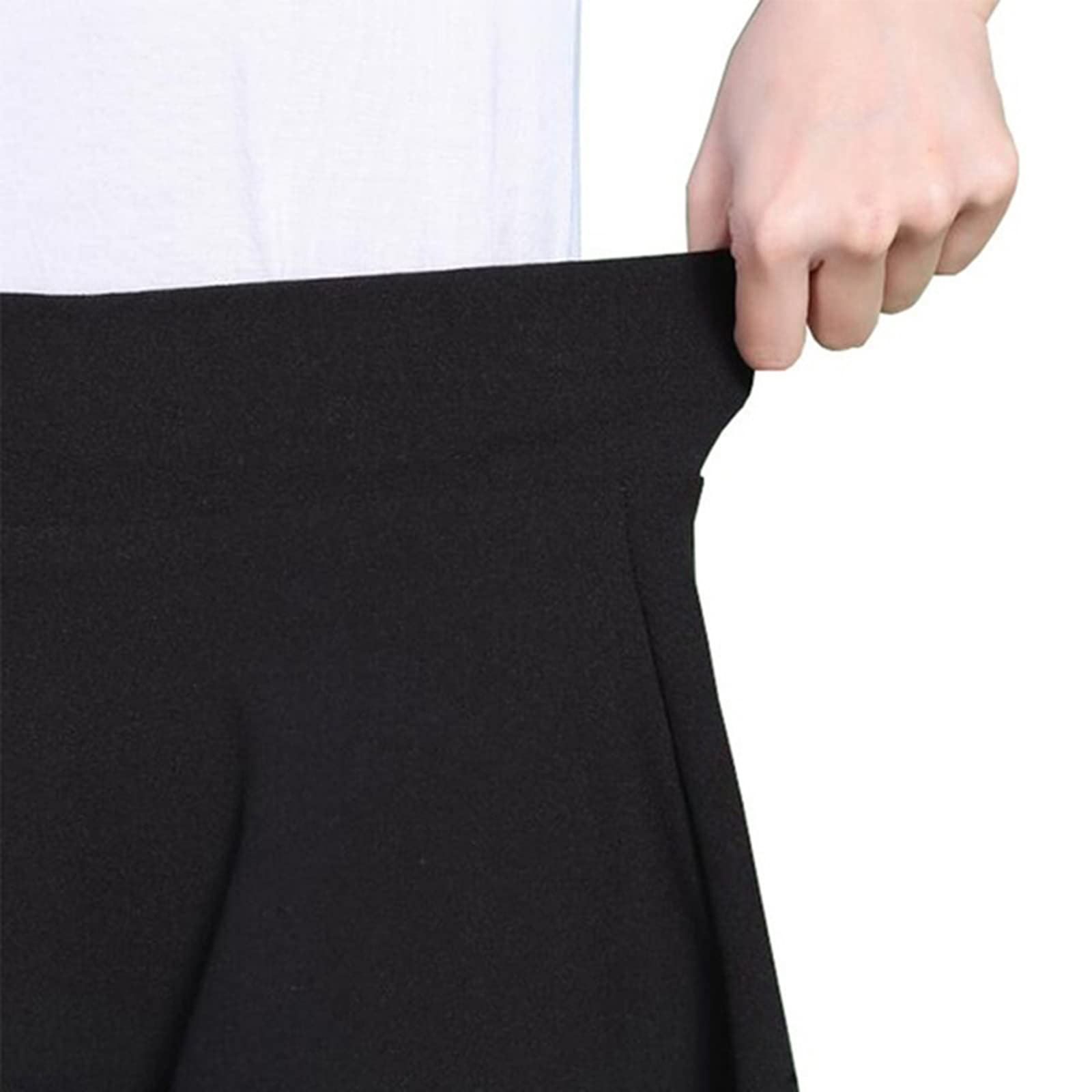 Falda de tenis para mujer, falda plisada de cintura alta, para mujer y niña, uniforme escolar, Negro, 48