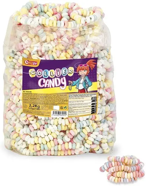 Colliers Candy Multicolore - Collier de Bonbons