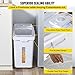 VEVOR Ingredient Storage Bin, 11.4 Gallon Capacity Shelf Ingredient Bin, 280 Cup Flour Bins on Wheels Commercial Prosave Shelf-storage Ingredient Bin with Lid and Scoop Rice Bin for Kitchen White